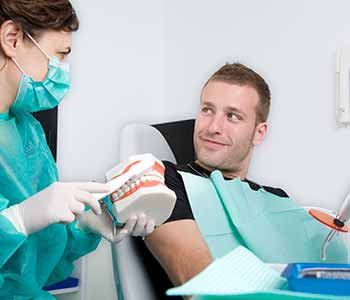 Dental services provided by dentist Dr palmer